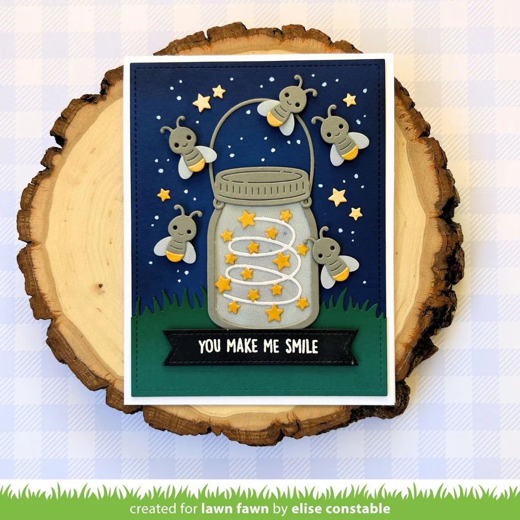 Build a drink mason jar add-on: Lantern Dies by Lawn Fawn
